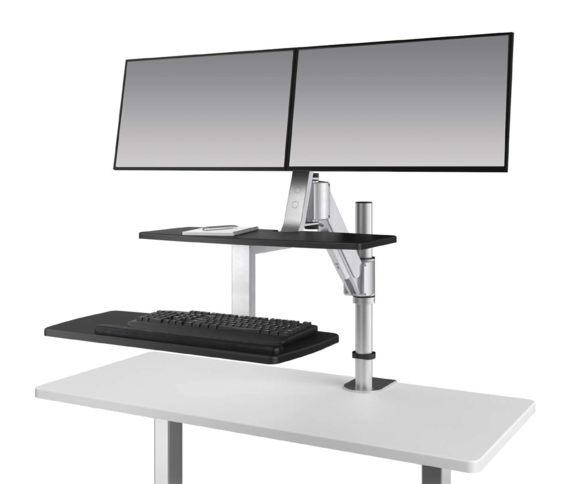 Climb2 Dual Monitor Sit-Stand Workstation