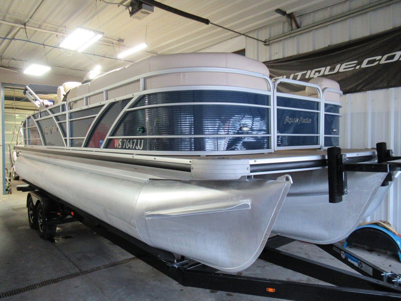 Used 24' 2015 Aqua Patio 240EL3 Triple Blue, Stock UBA0220