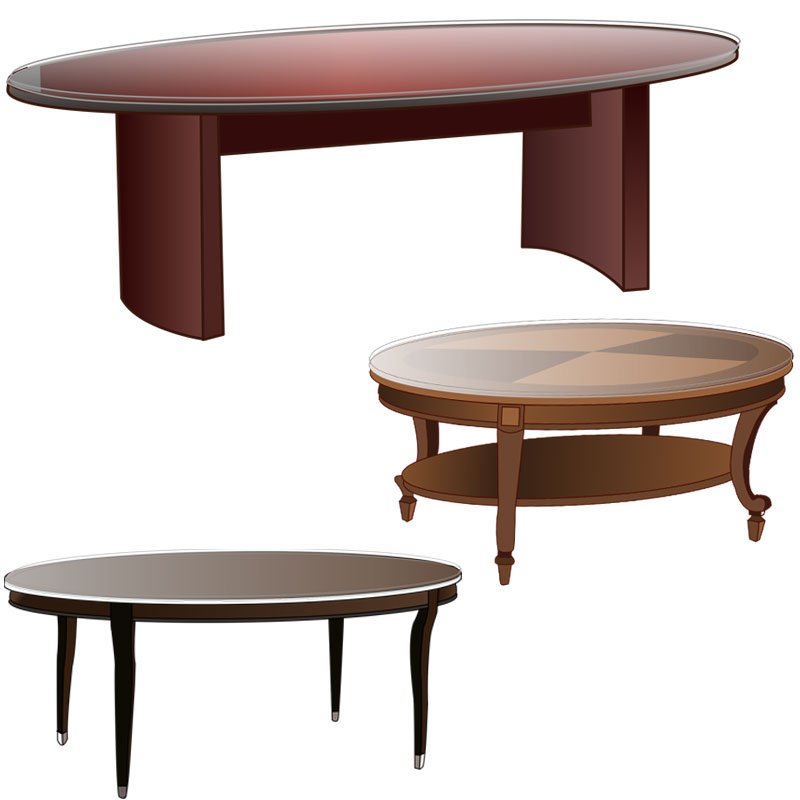 Custom Oval Acrylic Table Tops Table Covers