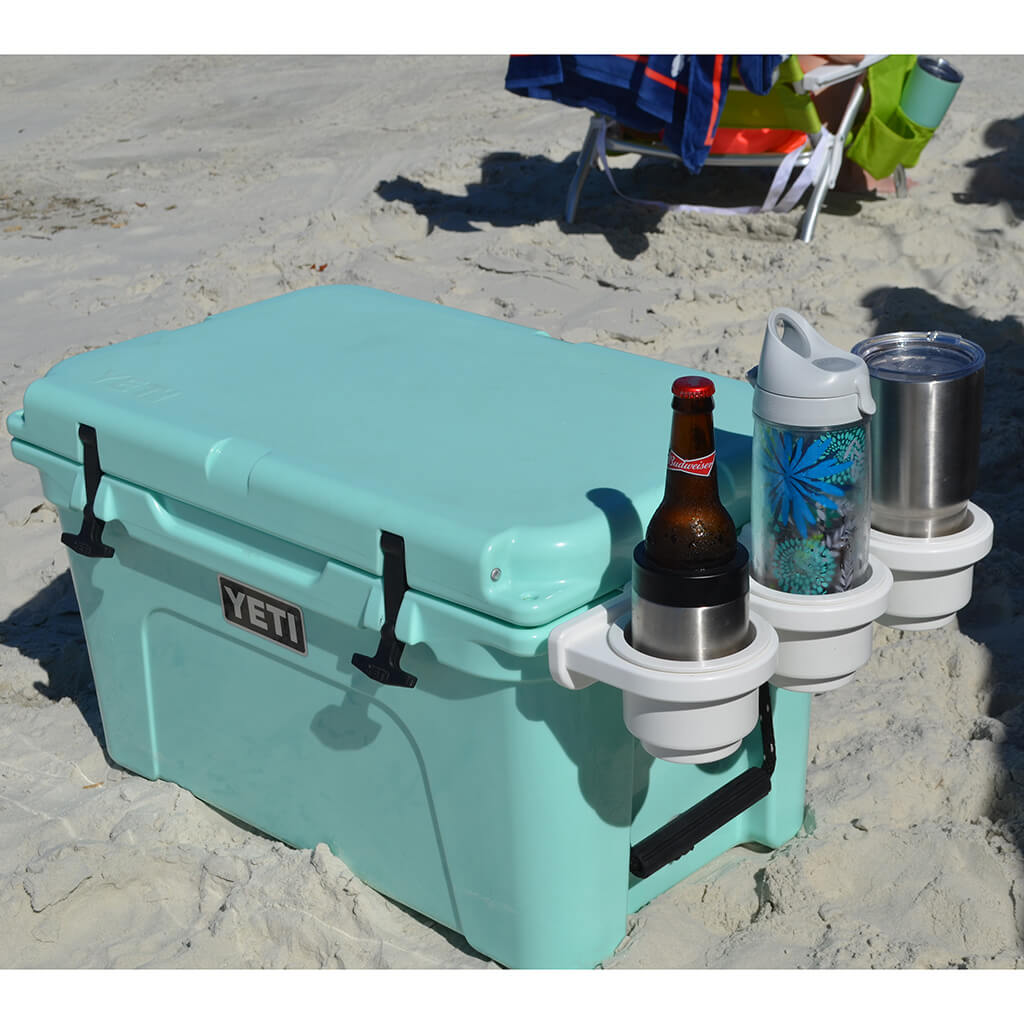 Yeti Side Mounted 3 Cup Beverage Caddy