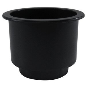 4.3" Black Plastic Cup Holder