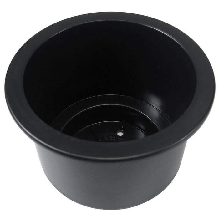 4.3" Black Plastic Cup Holder Boat Outfitters