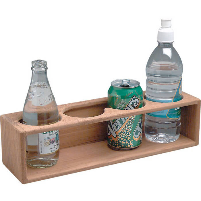 Whitecap Teak Four Drink & Binocular Rack 62632