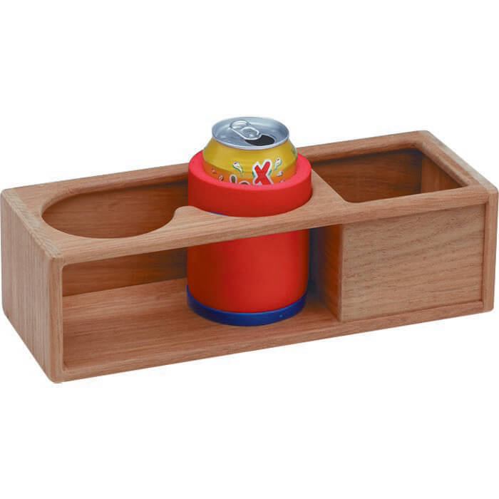 Whitecap Teak Two Drink Binocular Rack With Tray 62616