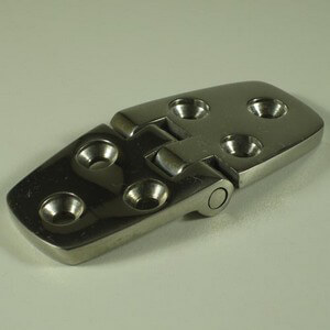 StainlessSteel  Gem Flush Mount Hinge 1.50" x 3.0625"