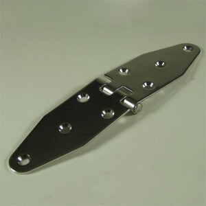 Stainless Steel Flush Mount Strap Gem Hinge 7.1250" x 1.6250"