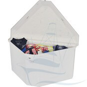 Fiberglass Triangular Dock Box Full