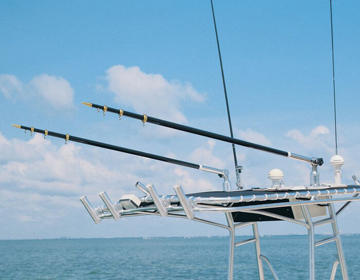 Telescoping Outrigger Pair Silver Silver