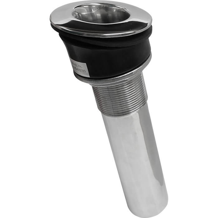 Stainless Steel Screwless Rod Holder 15 Degree Boat Outfitter