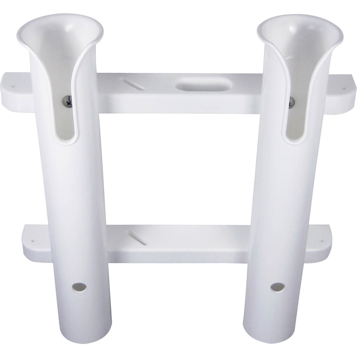 2 Rod Deluxe Fishing Rod Holder Rack White Boat Outfitters