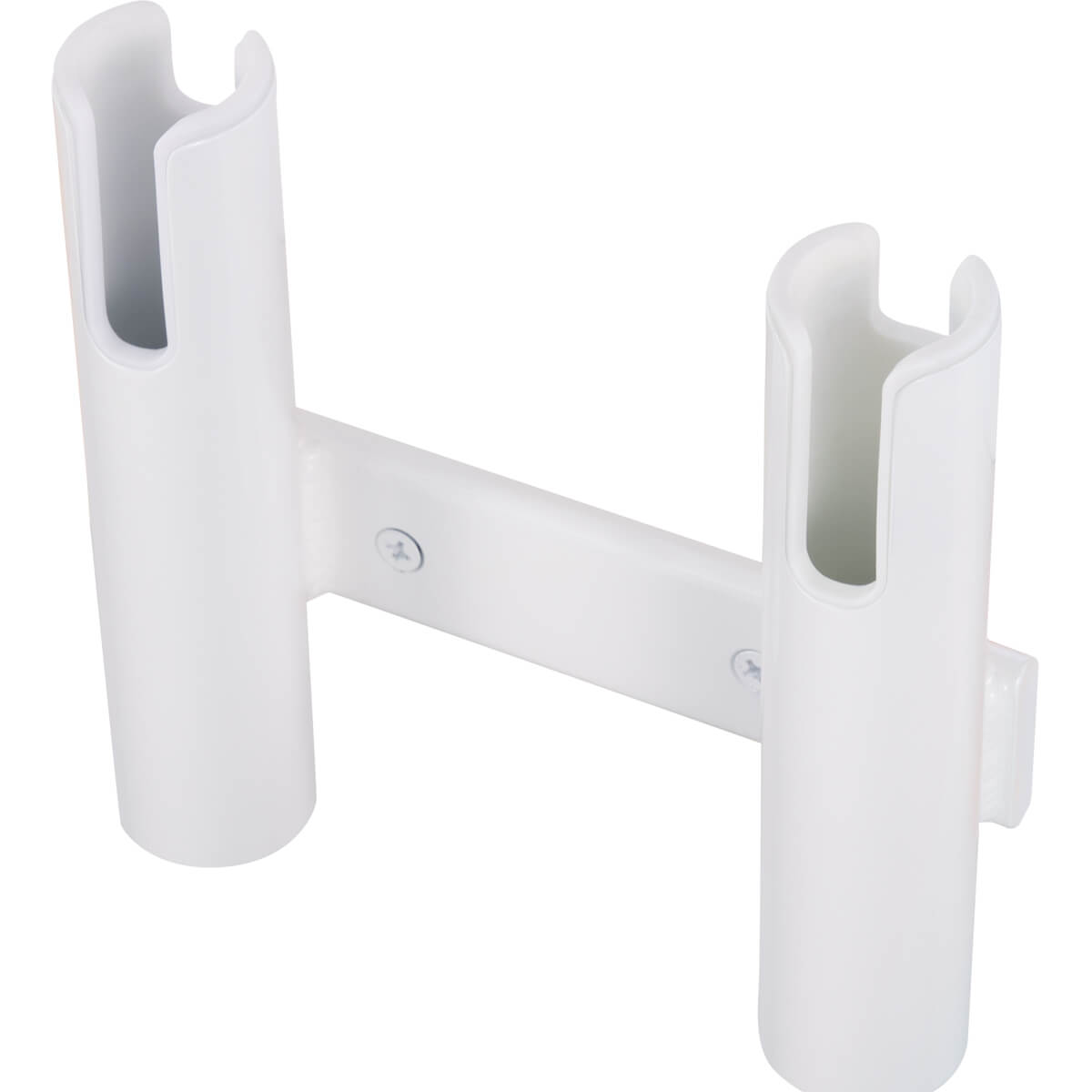 White Powder Coated Aluminum 2 Rod Rack