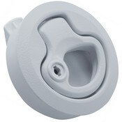 White Locking Flush Boat Latch