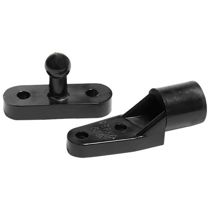 Black Plastic Door Catch