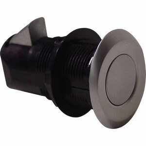 Satin Chrome Finished Oval Push Button Latch