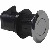 Chrome Finished Oval Push Button Latch