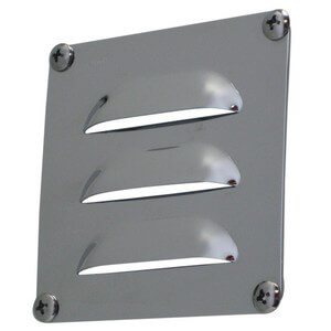 Stainless Steel Louver Ventilator 3" x 3"