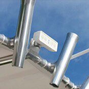 Caprera Bracket Mount LED Flood Light - Installed
