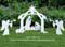 Upright Angel 2 Piece Set with Nativity Scene