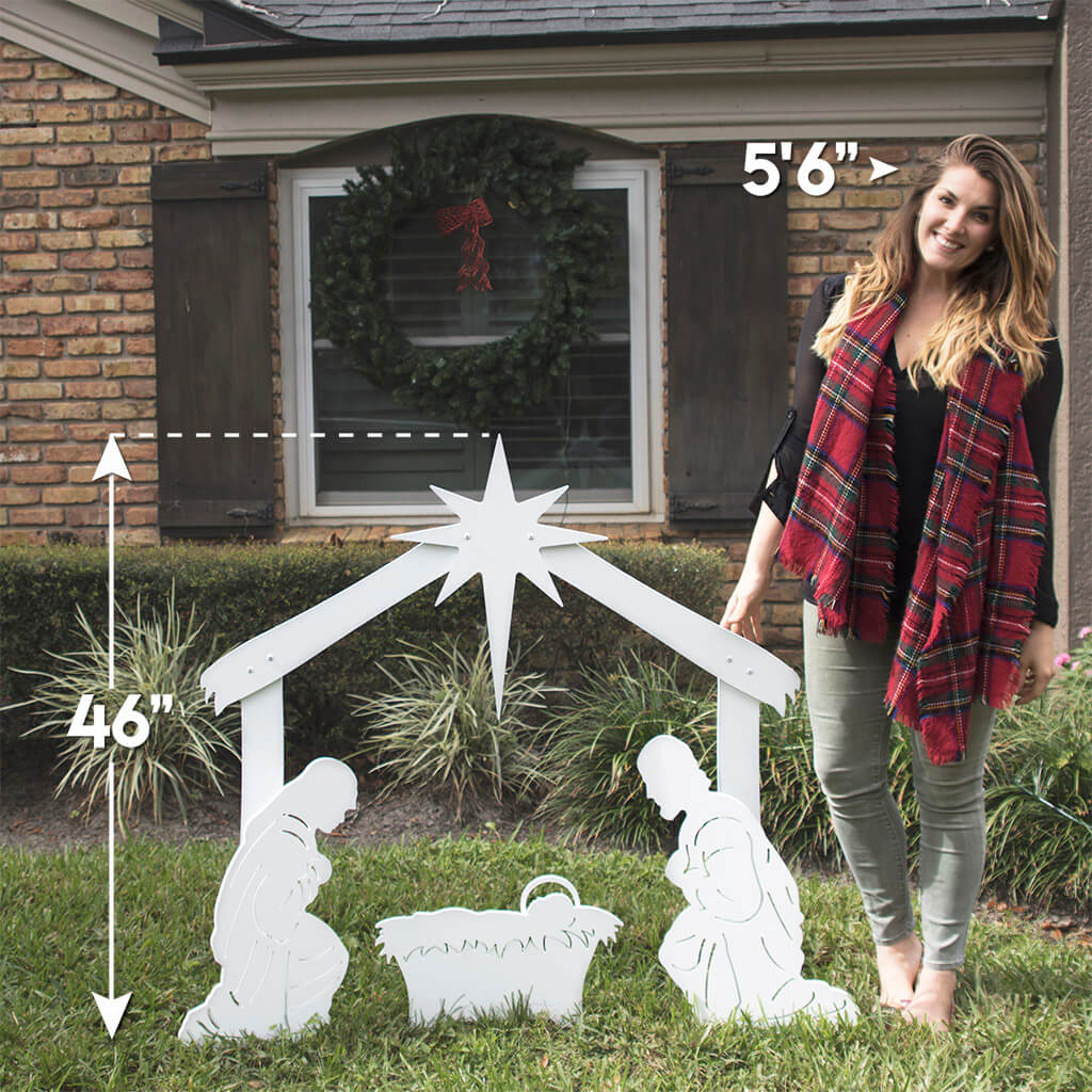 Holy Family Outdoor Nativity Set Yard Nativity Scene