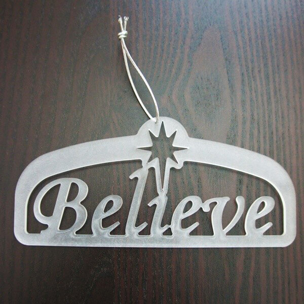 Christmas Believe Ornament
