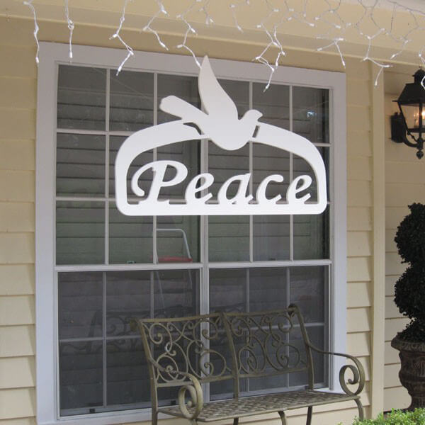 Christmas Peace Sign