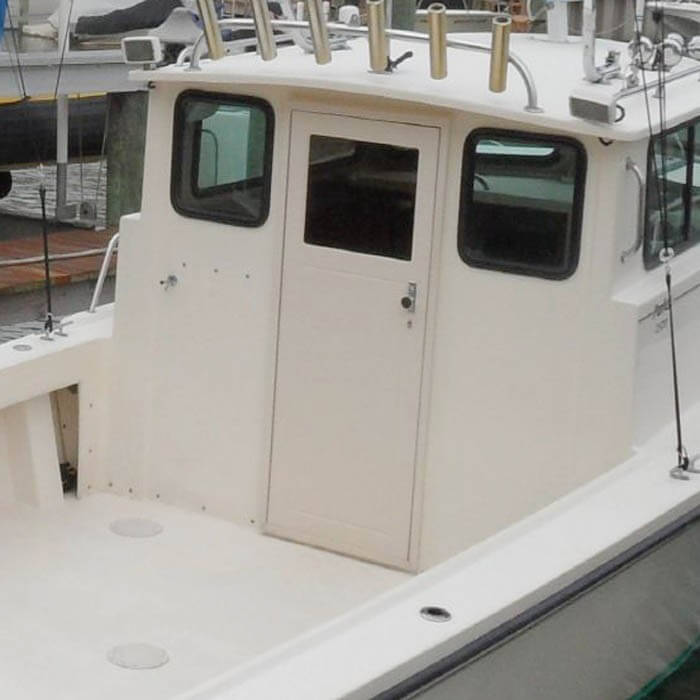 Parker Boats Pilothouse Door Window