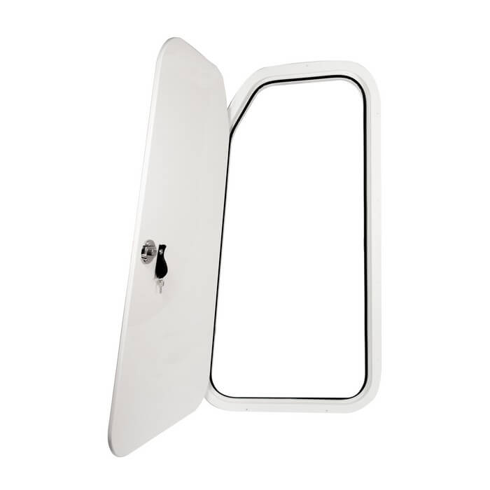 HydraSports Boats Plexiglass Side Console Door Boat Outfitters