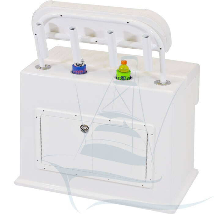 Deluxe Leaning Post with Storage Area