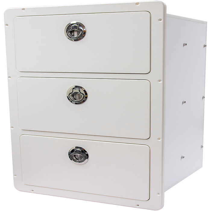 Three Drawer Storage Unit Boat Outfitters