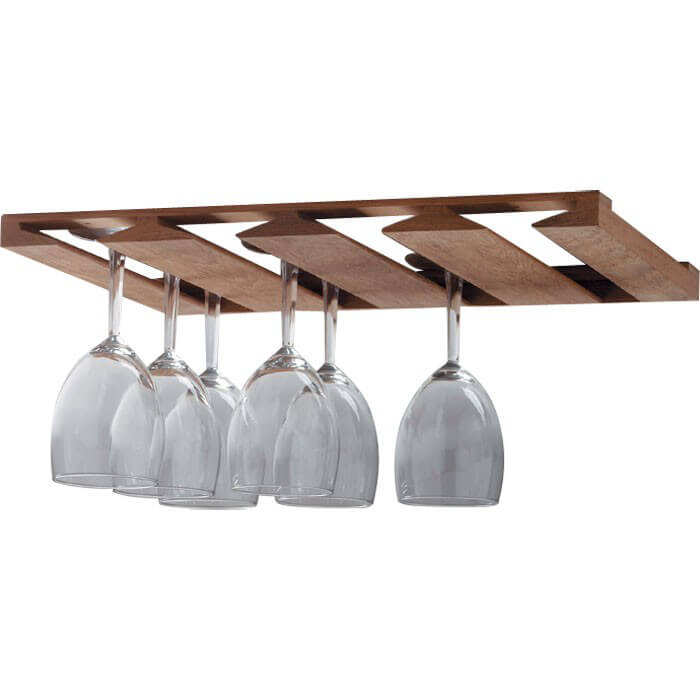 Whitecap Teak Overhead Wineglass Rack 62425