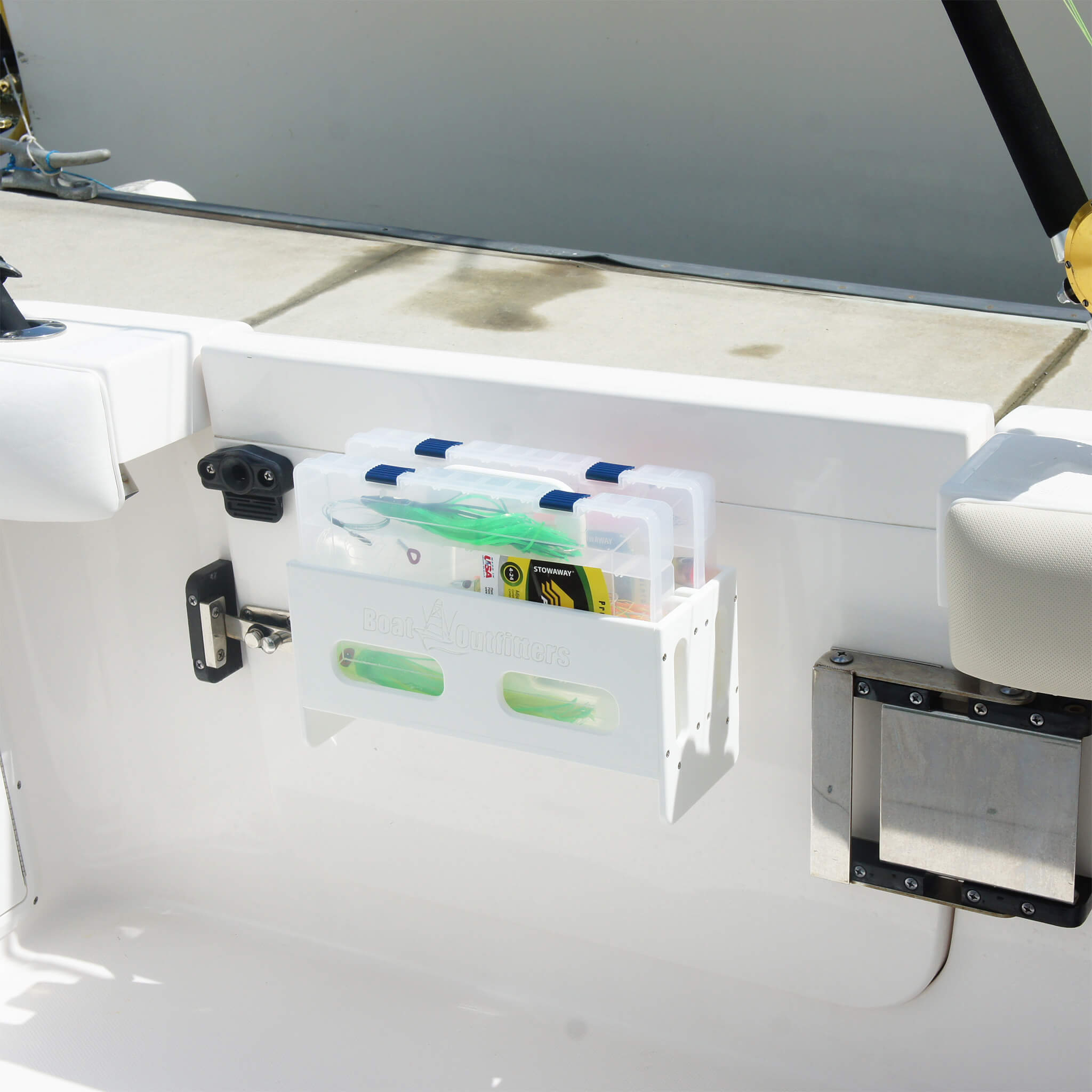 Tackle Box with SeaSucker Vacuum Mount