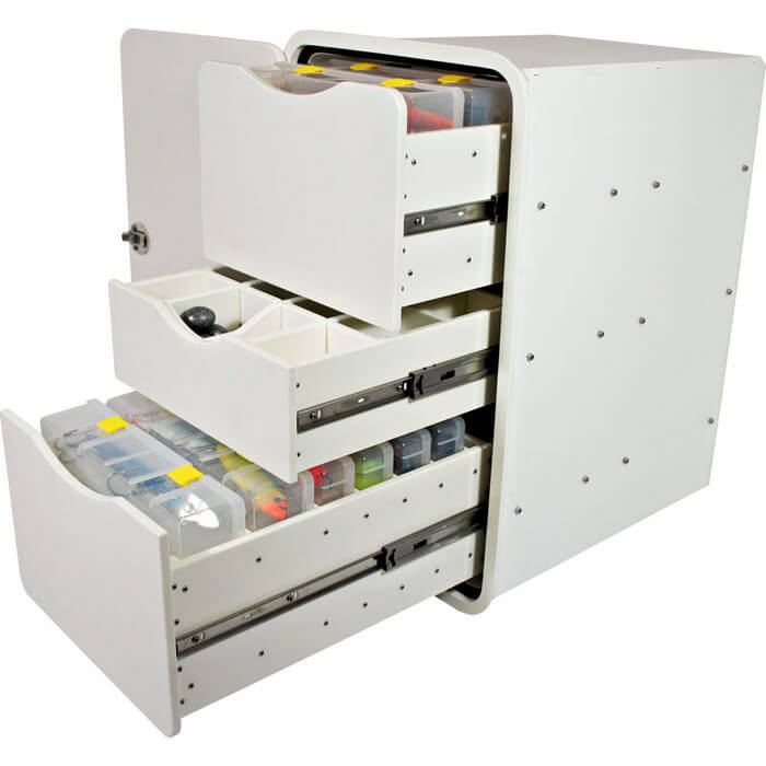 Teak Isle Tackle Unit 3 Drawer 12 Tray 1377051981F