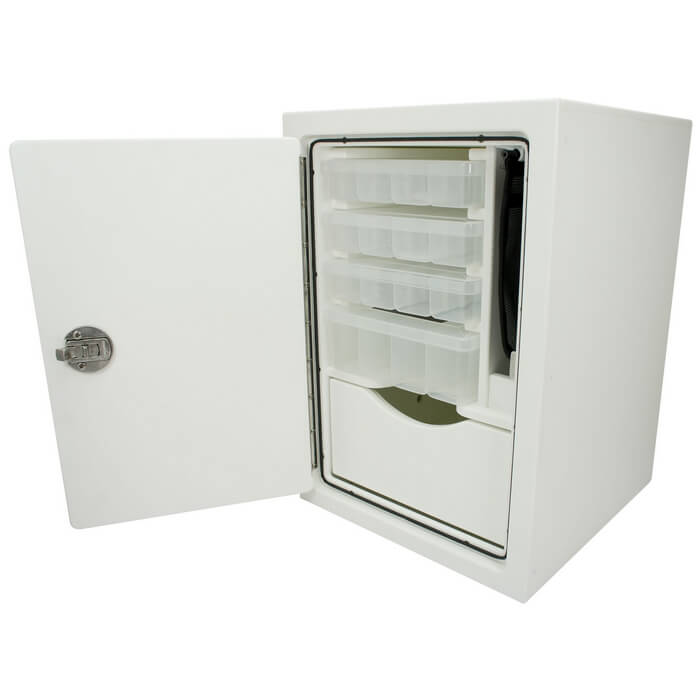 Free Standing Single Drawer Storage Unit with Tackle Storage