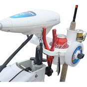 Trolling Motor Drink & Gear Holder - White