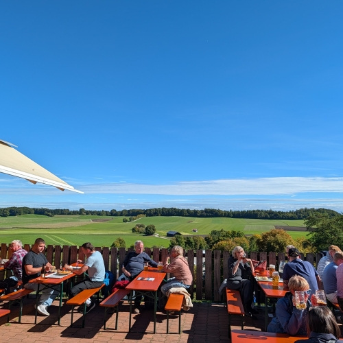 View from Andechs biergarten