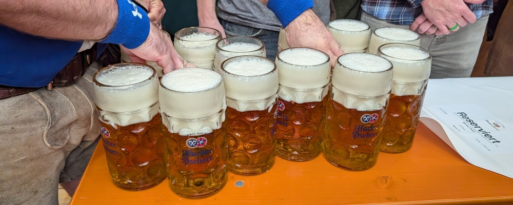 Oktoberfest Trip - Day 4 - Hacker Pschorr tent