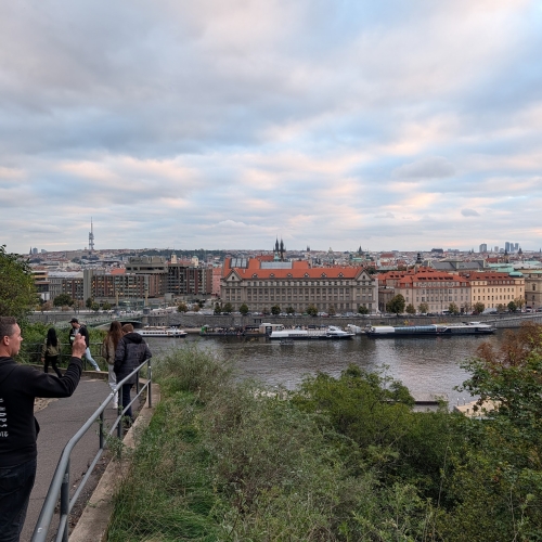 Prague from across the river