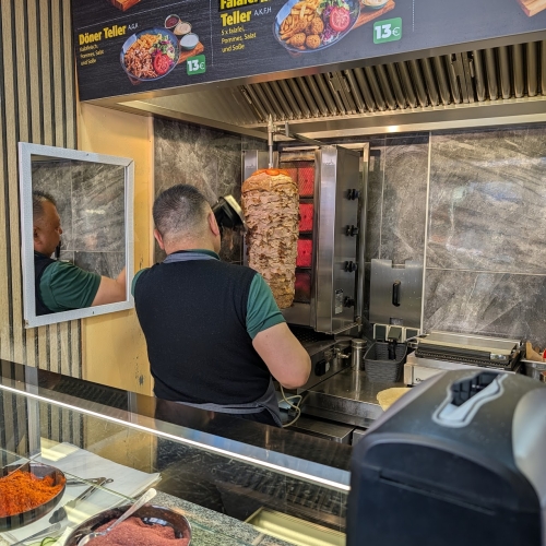 Getting a Döner for lunch