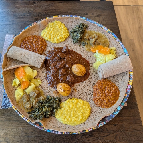 Changing it up with Ethiopian for dinner