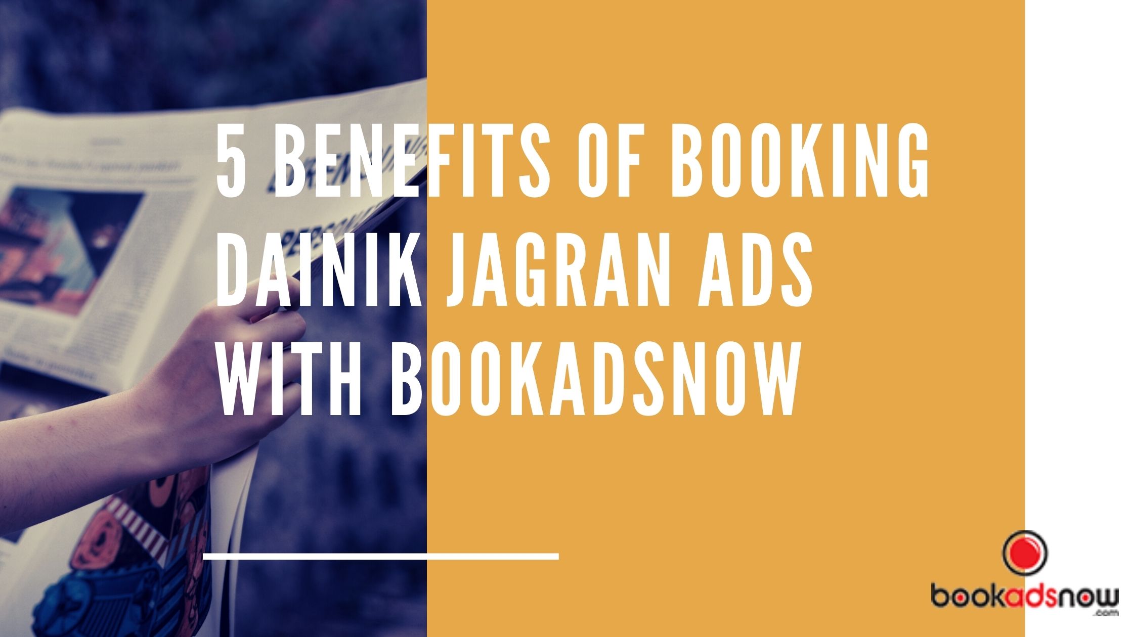 Book Dainik Jagran Advertisement with Bookadsnow