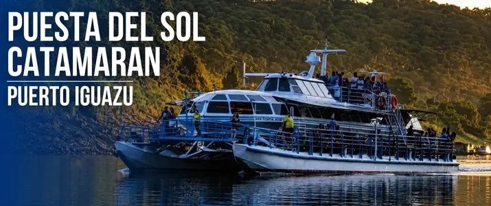 Puesta del sol en el río Iguazú: paseo en barco por las Tres Fronteras