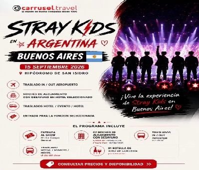 Stray kids en Argentina