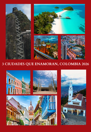 3 CIUDADES QUE ENAMORAN, COLOMBIA 2026