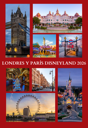 LONDRES Y PARIS DISNEYLAND 2026