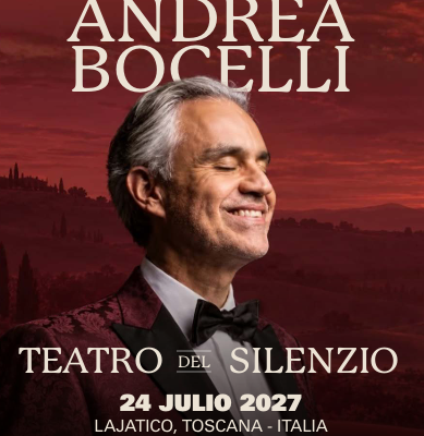 Andrea Bocelli - concierto en Teatro del Silenzio 24 Julio 2027 - 