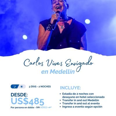 CARLOS VIVES EN MEDELLIN