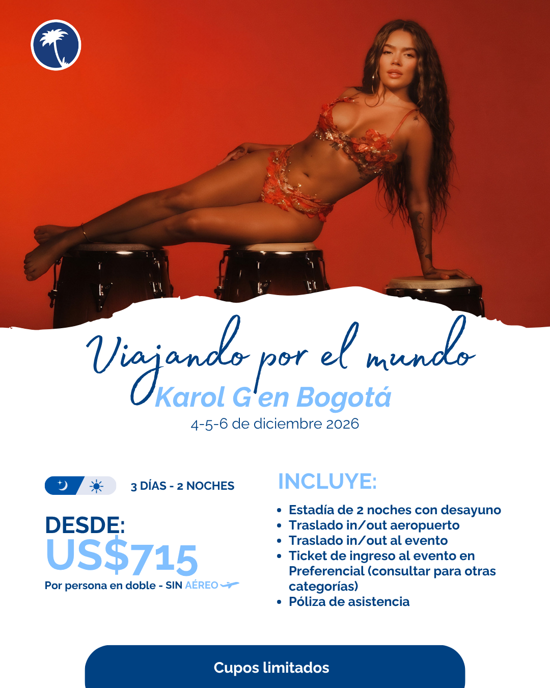 VIAJANDO POR EL MUNDO KAROL G BOGOTA