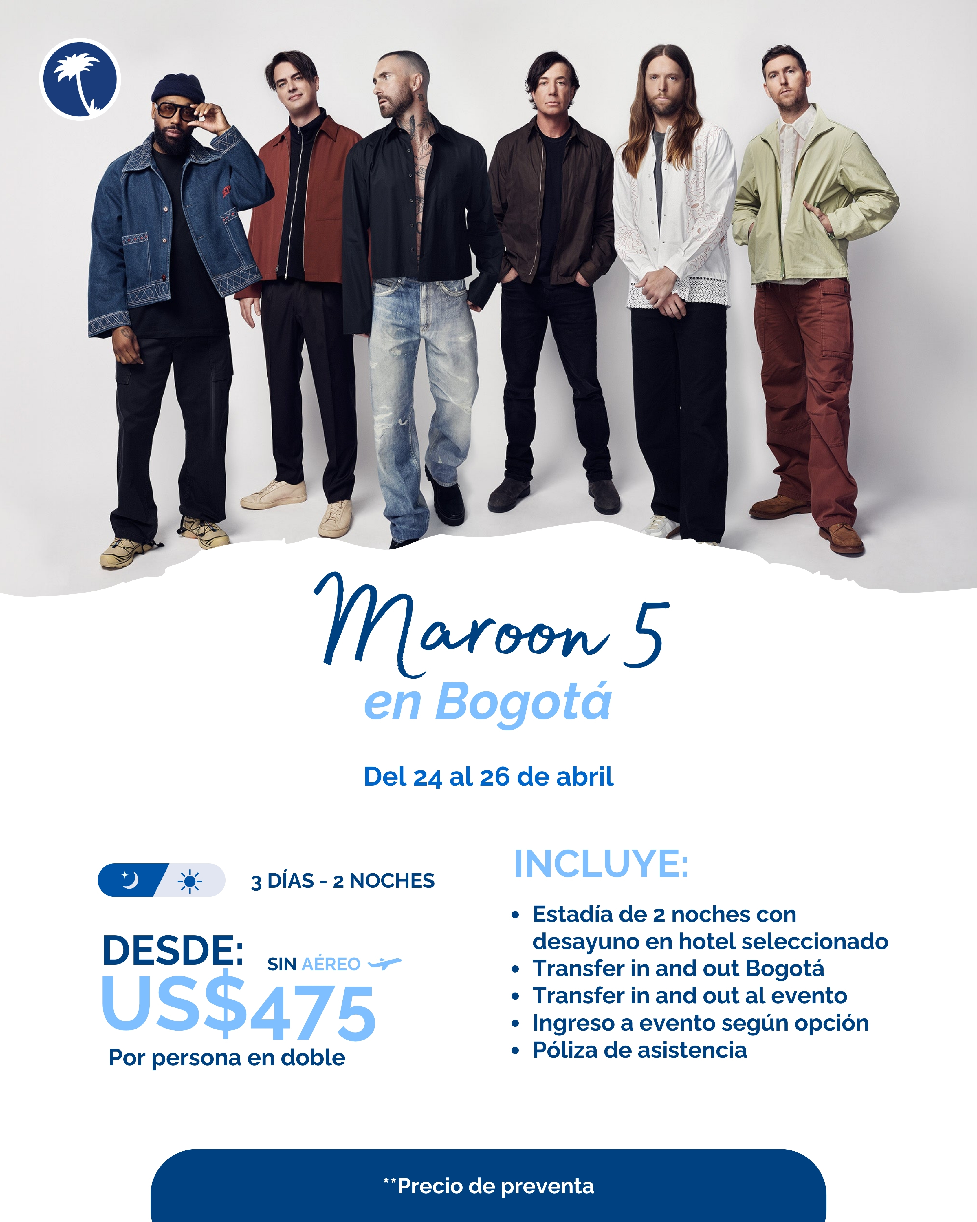 MAROON 5 EN BOGOTA