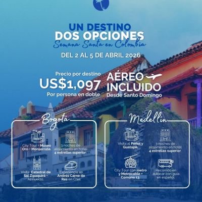 UN DESTINO DOS OPCIONES SEMANA SANTA EN COLOMBIA