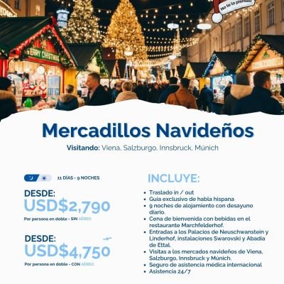 MERCADILLOS NAVIDEÑOS DICIEMBRE 2026